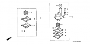      (2) (Water Pump Impeller Kit (2))