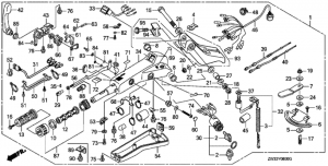 Румпель, установочный комплект (Steering Handle Kit)