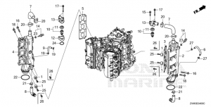 E-04   /  (E-04 Exhaust Manifold / Thermostat)