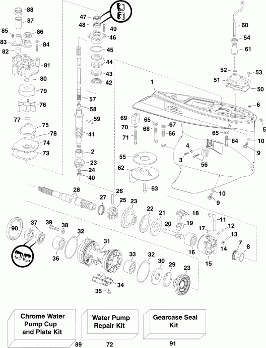  EVINRUDE E150DBXSCF  - arcase / arcase