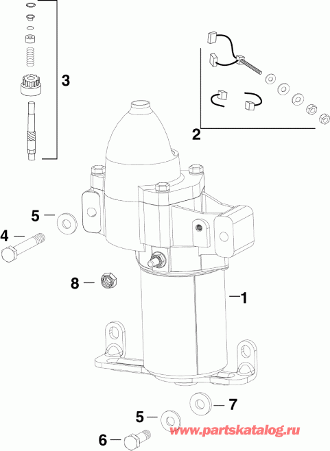  Evinrude E175DCXSCF  - arter Motor