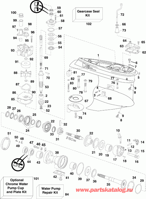 �������� ��������� ����� EVINRUDE E175DCXSCR  - arcase - arcase