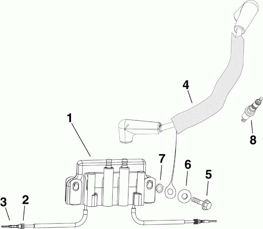    EVINRUDE E175DCXSCR  - nition Coils - nition Coils