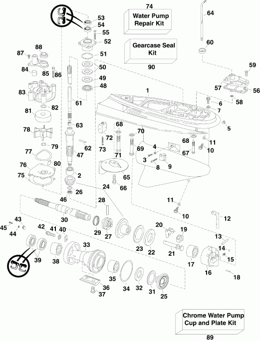   Evinrude E175DPLSCR  - Pl, Sl Models / Pl, Sl Models