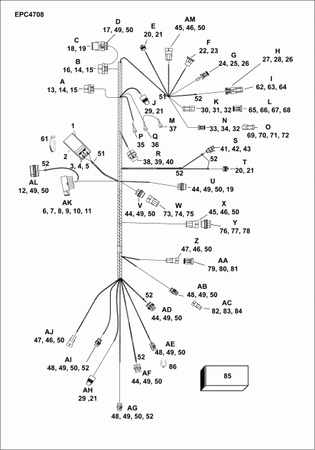 �������� ��������� ����� ������� E40DPJLAGB  - ��������� - ���� �������� - electrical Harness