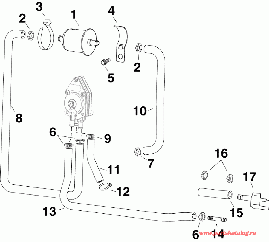    EVINRUDE E40DRMLAGC  - fuel Filter -  