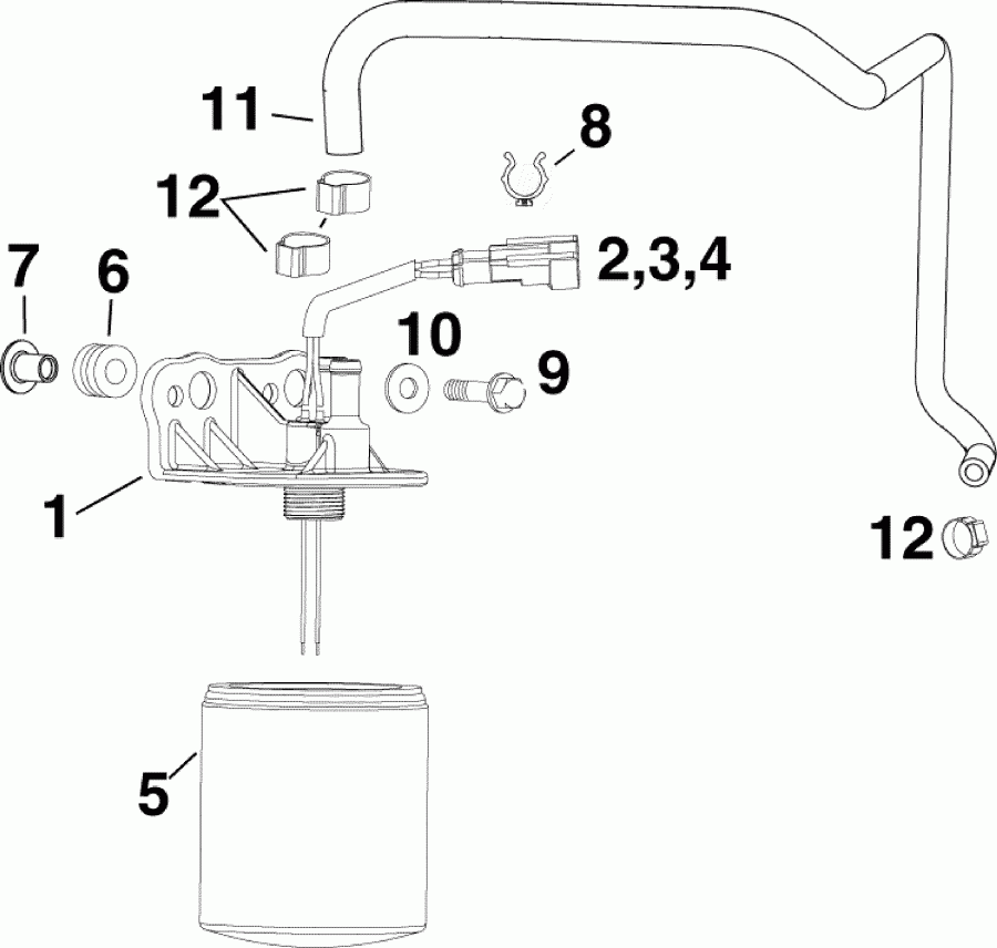    DE200PXABB  - fuel Filter