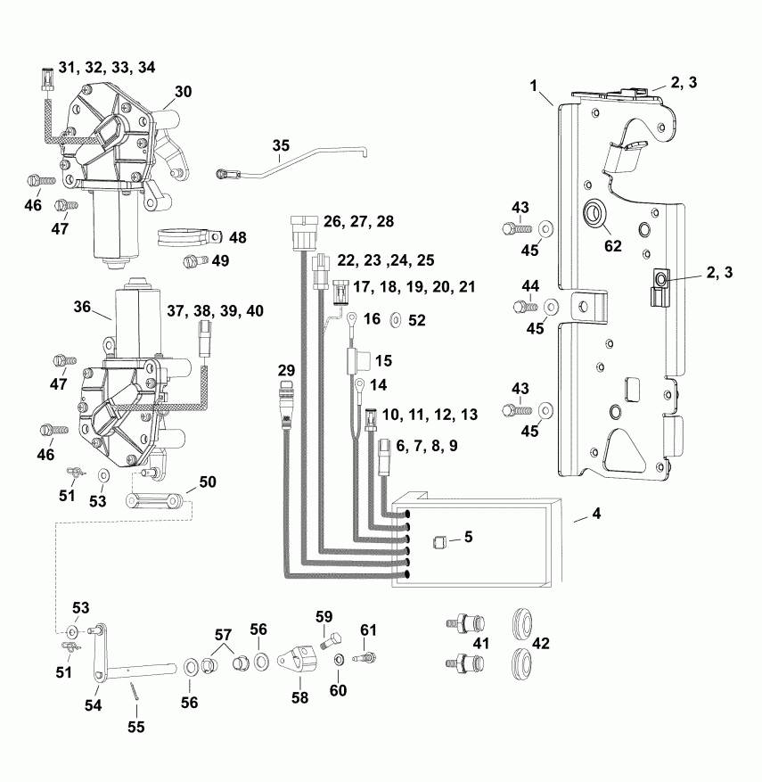��������� ��������� ������� DE225CXABA  - electronic Shift And Throttle - electronic ������������� � ��������