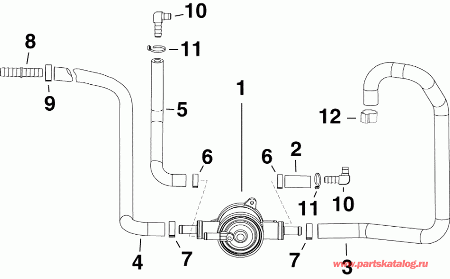  Evinrude E175DCXABG  - fuel Lift Pump -   