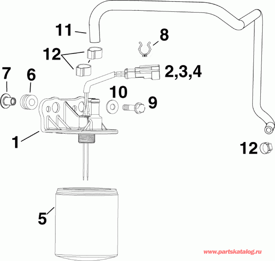    EVINRUDE E200DGXABG  - fuel Filter /  