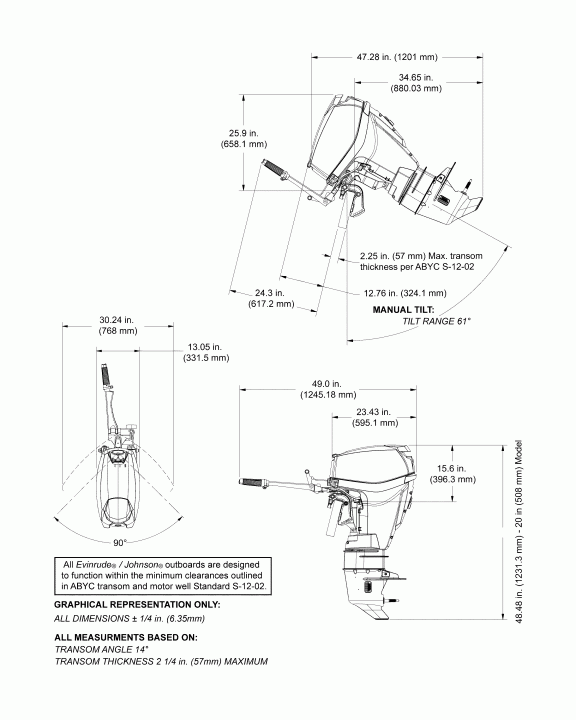 ��������� �������� ����� EVINRUDE E30MALABB  - 30 Mfe / 30 Mfe