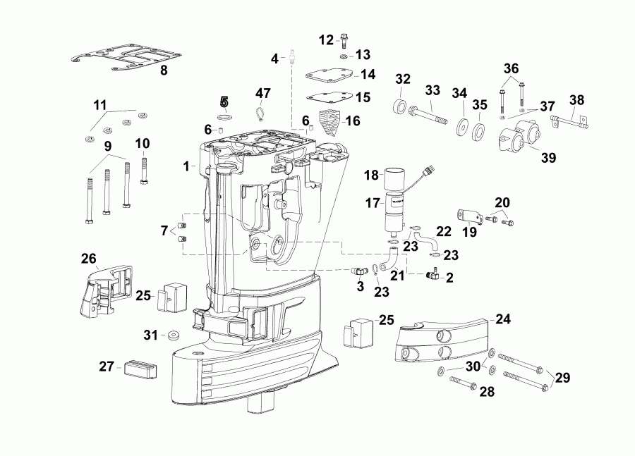 ����� Evinrude E60DTLABA  - ���������� �������