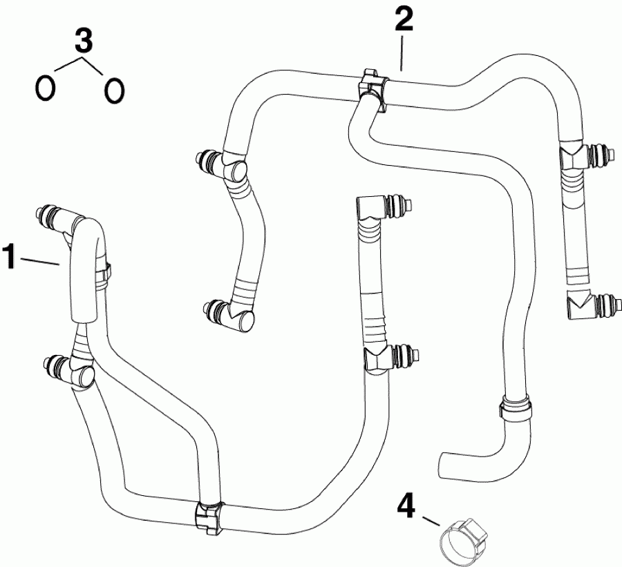 ��������� ��������� EVINRUDE E115DHXAFF  - ��������� ����������s / fuel Rails