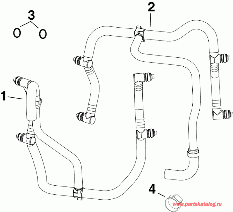 ��������� �������� ����� EVINRUDE E115DPLAFA  - ��������� ����������s - fuel Rails