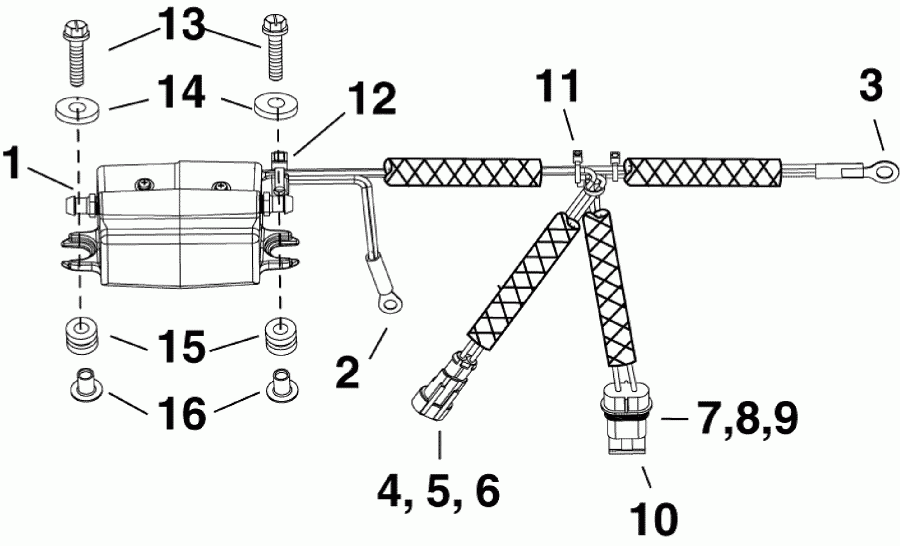 Evinrude E25DPSLAFB  - battery Charge Module / battery Charge Module