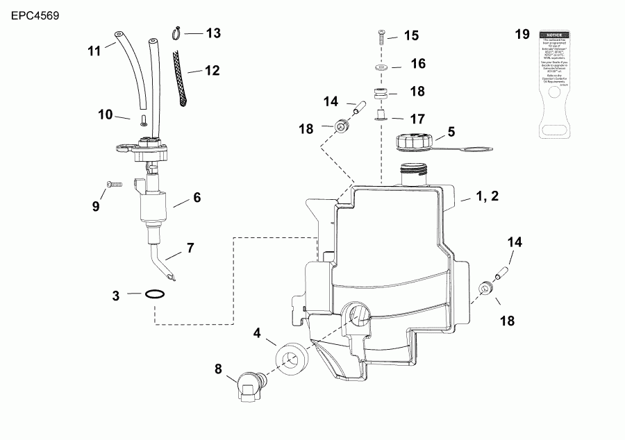 �������� ����� ������� E25DRGLAFB  - oil Tank & Pump - �������� ��� & �����