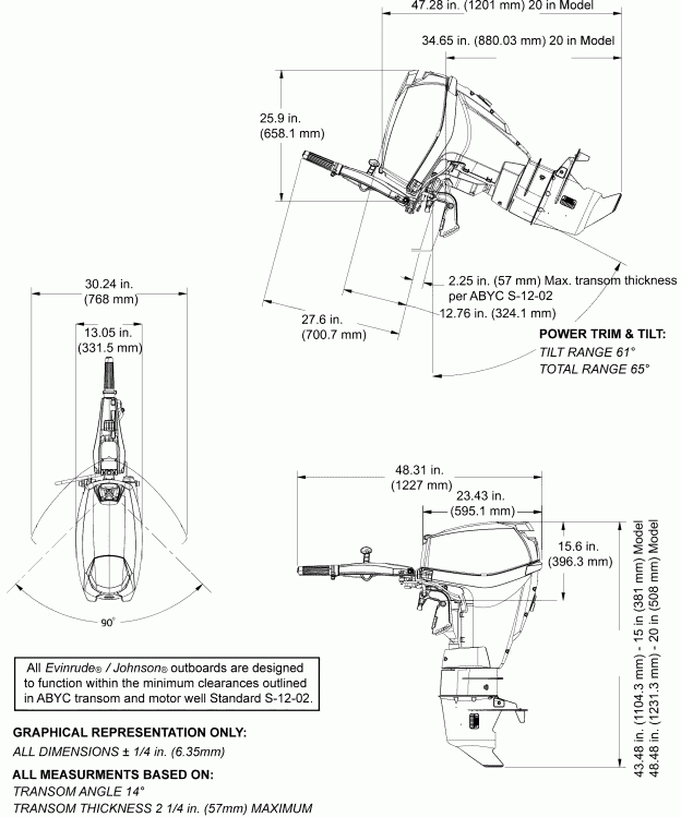 ��������� ����� ������� E25TESLIIS  - ������ Tilt, Tiller Steer