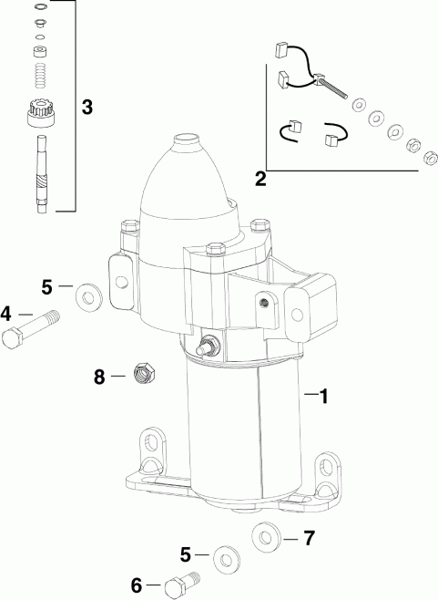 ����� ������� E300DPZIIA  - ectric ������� - ectric Starter