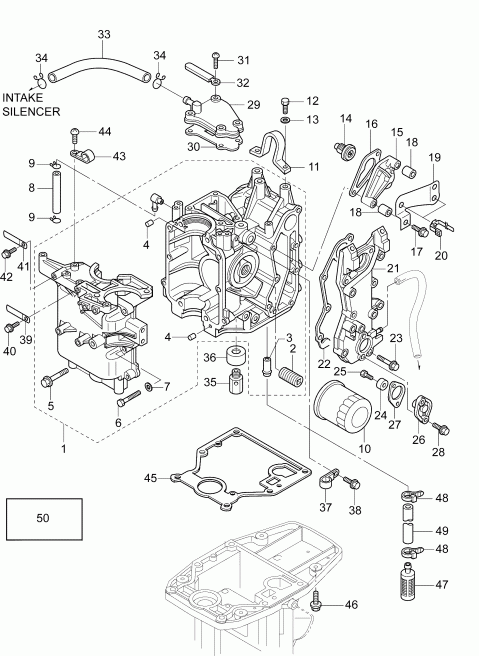    B15R4INS  - cylinder & Crankcase Assembly -  &    