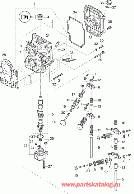    E15RL4INS  - cylinder Head Assembly /    Assembly