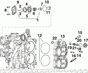    &  (Cylinder Head & Thermostat)