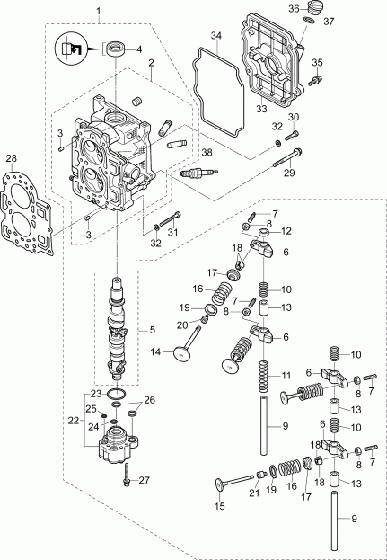     B15TE4AAB  - cylinder Head Assembly