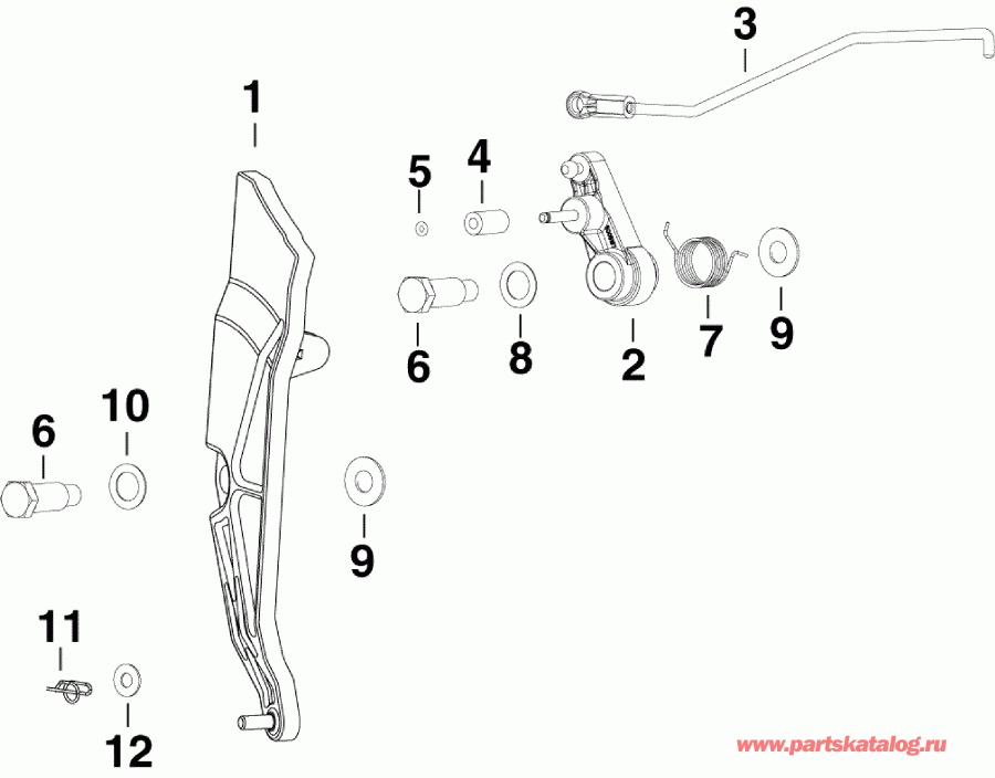 ��������� ������� E150DBXAAC  - throttle Linkage