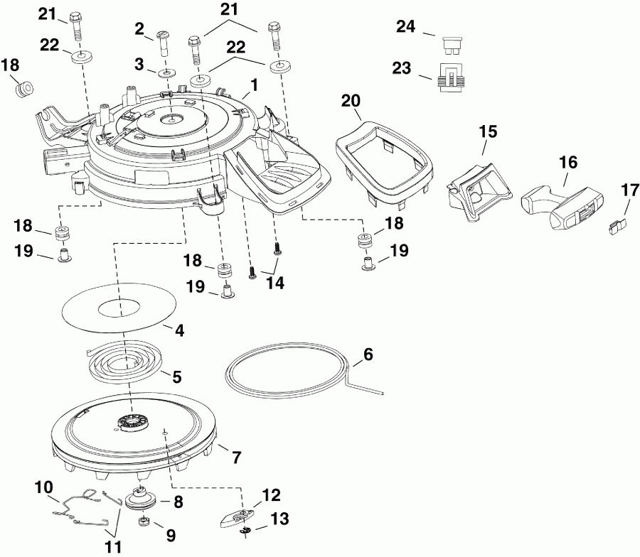 ��������� ����� Evinrude E15HPSLAAB  - ���������� �������