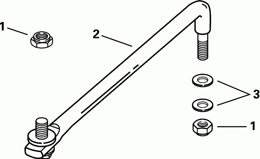 ��������� EVINRUDE E150FCXSSM FFI, Elec Start, TNT, 25 IN.   - eering Link Kit - ee������ ����������� Kit