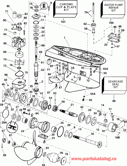 ����� Evinrude E150FSLSSV FFI, Elec Start, TNT, 20 IN.   - Counter Rotation - Fcx, Fc Models / �������� �������� - Fcx, Fc Models