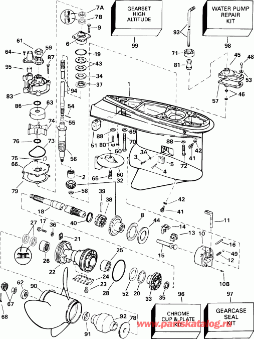 ��������� ��������� EVINRUDE E150WPLSSC Commercial, Elec Start, TNT,   - arcase / arcase