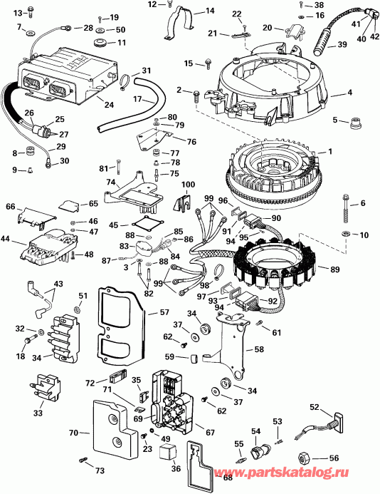 ��������� ������� E175FPXSSR FFI, Elec Start, TNT, 25 IN.   - ectrical System