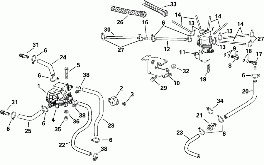 ��������� ��������� ������� E175FSLSSV FFI, Elec Start, TNT, 20 IN.   - l Components