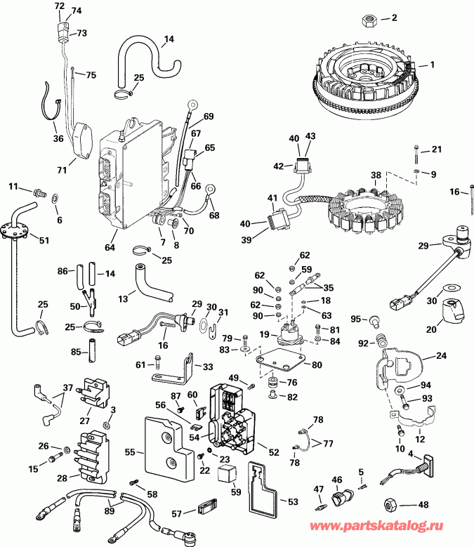 ����� ������� E225FCZSSC FFI, Elec Start, TNT, 25 IN s  - ectrical System
