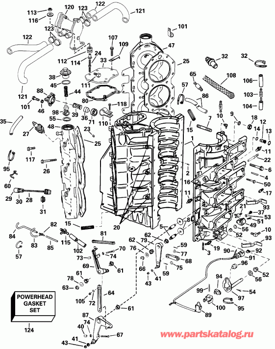�������� ��������� ����� EVINRUDE E225FGLSSH FFI, Elec Start, TNT, 20 IN s  - linder & ������ ���������
