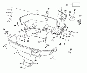    (Lower Engine Cover)