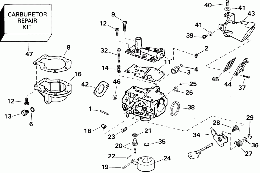 ��������� �������� ����� ������� E10RL4SID 4-stroke, rope start, tiller,   - 9.9 Hp