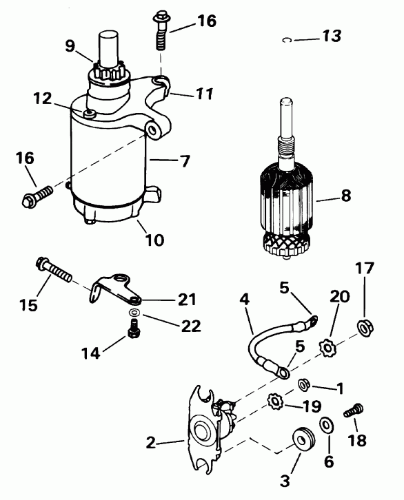 ����� ������� E15R4SID 4-stroke, rope start, 15 in sha  - arter Motor & Solenoid - arter Motor & Solenoid