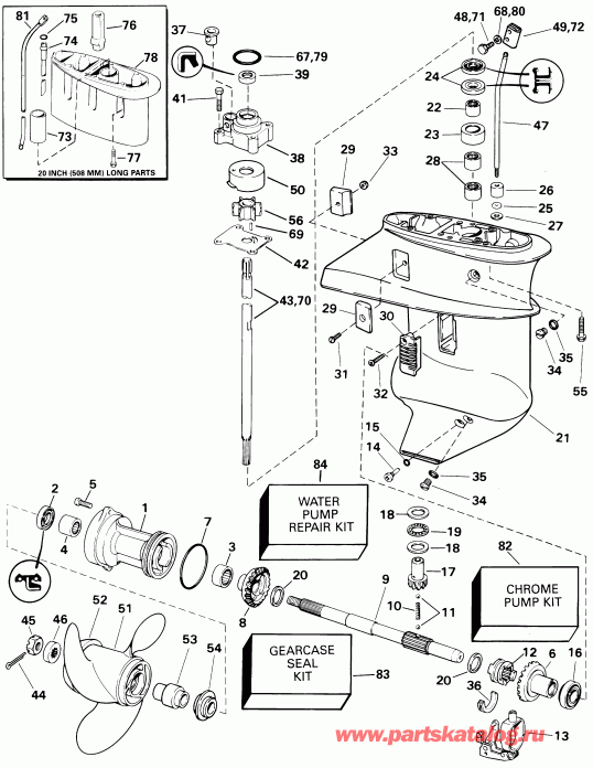 ��������� ��������� Evinrude E8RL4SIE 4-stroke, rope start, tiller, 2  - arcase / arcase