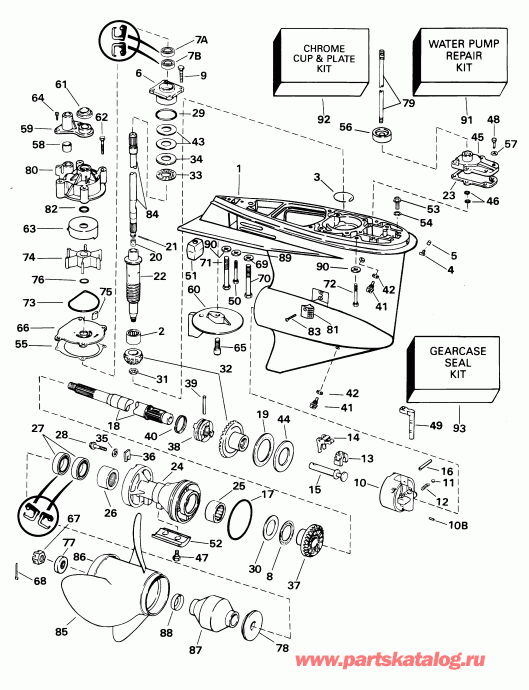   EVINRUDE RE90FPLSIF FFI, elec start, TNT, 20 in s  - Fpl - Fsl - Fl - Fvl - Fss Models