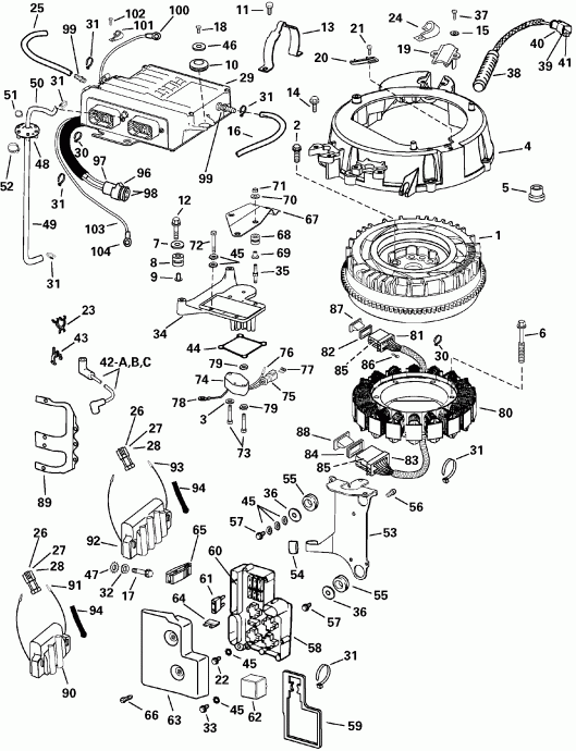   Evinrude E135FSLSTF  - ectrical System / ectrical System