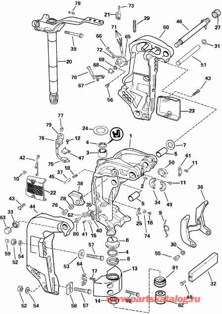 ��������� Evinrude E175FPLSRE  - dsection - dsection