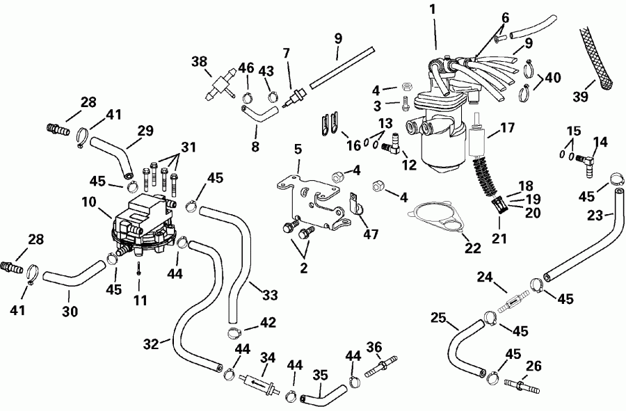 ��������� Evinrude E175FPLSRE  - l Components