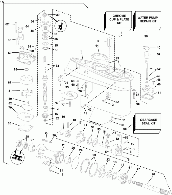��������� Evinrude E40DPLSRC  - arcase / arcase