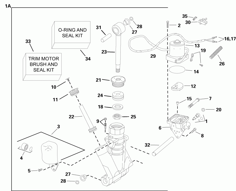 ��������� ����� ������� E225DPZSOC  - im & Tilt Assembly - im & Tilt Assembly