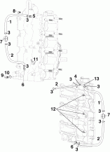  /   Fittings & Oil Recirculation s (Cylinder/crankcase Fittings & Oil Recirculation Hoses)