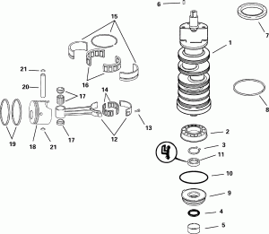  &  (Crankshaft & Pistons)