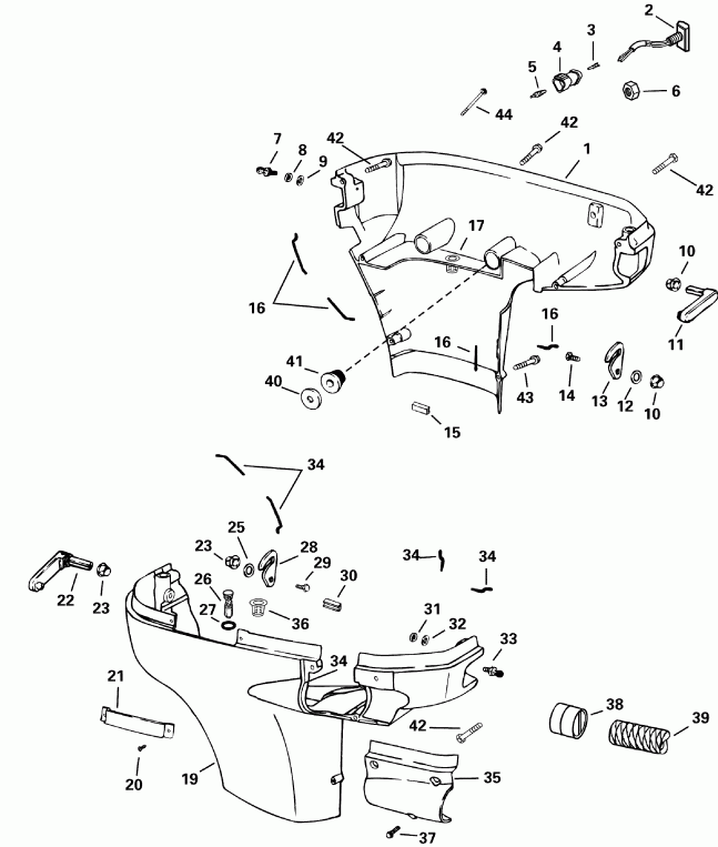 �������� ����� Evinrude E135FCXSDE  - wer ������ ��������� (�����)