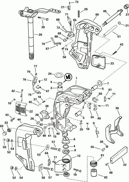   EVINRUDE E135FSLSDE  - dsection