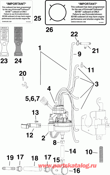    Evinrude E225DPZSUA  - l Pump - l 